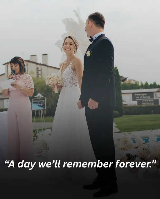 “A day we’ll remember forever.”
