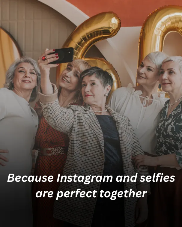 Because Instagram and selfies are perfect together