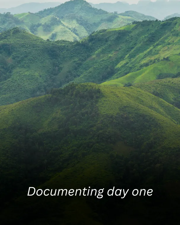 Documenting day one