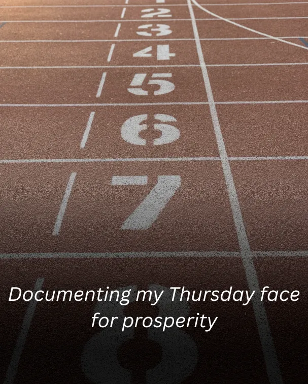 Documenting my Thursday face for prosperity