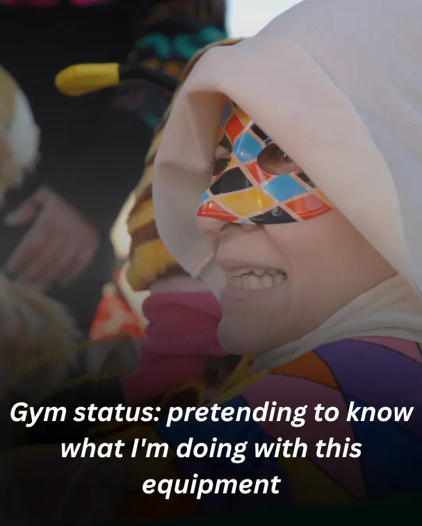 Gym status: pretending to know what I'm doing with this equipment