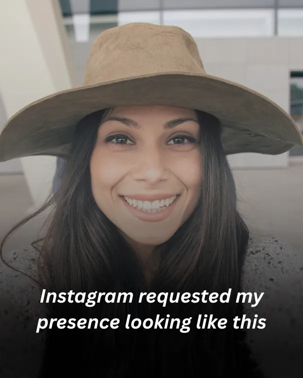Instagram requested my presence looking like this