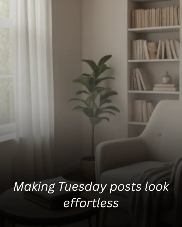 Making Tuesday posts look effortless