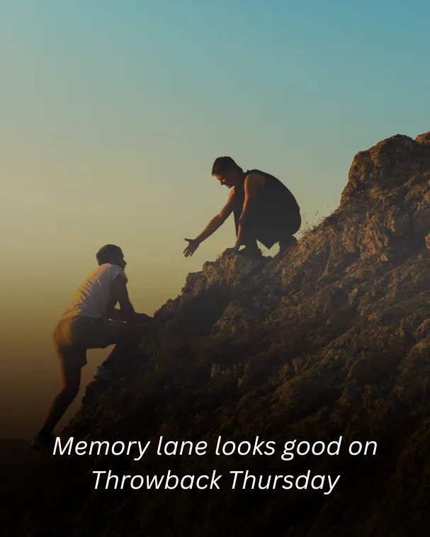 Memory lane looks good on Throwback Thursday