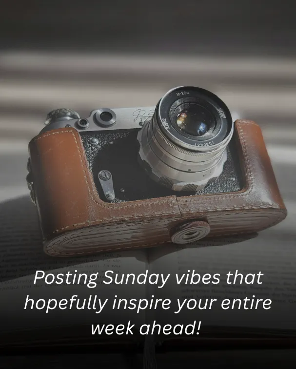 Posting Sunday vibes that hopefully inspire your entire week ahead!