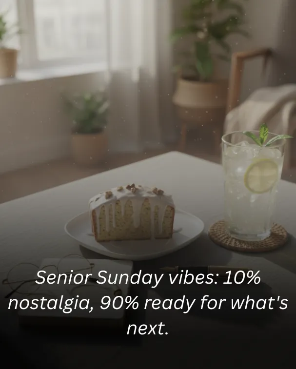 Senior Sunday vibes: 10% nostalgia, 90% ready for what's next.