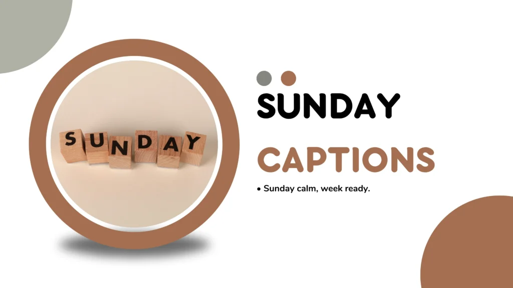 Sunday Captions
