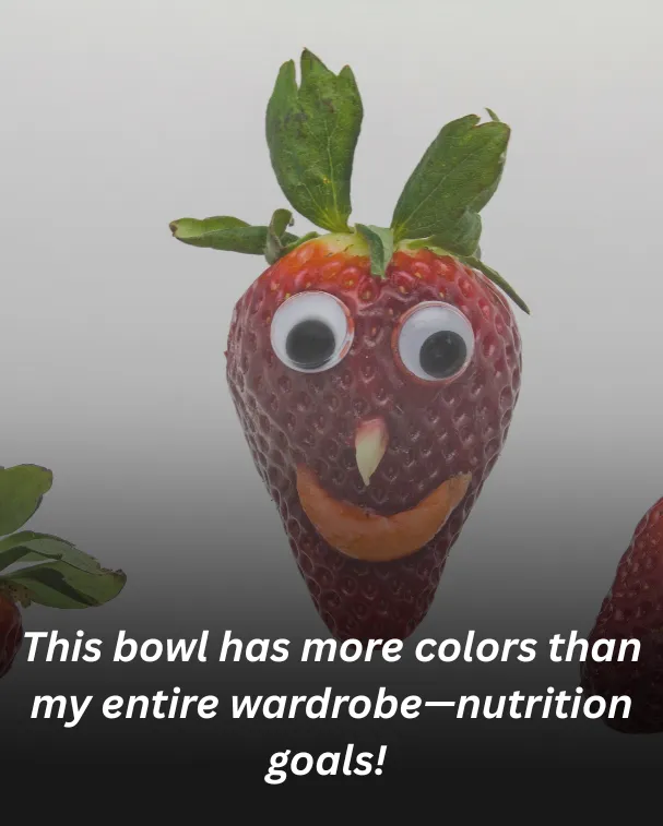 This bowl has more colors than my entire wardrobe—nutrition goals!
