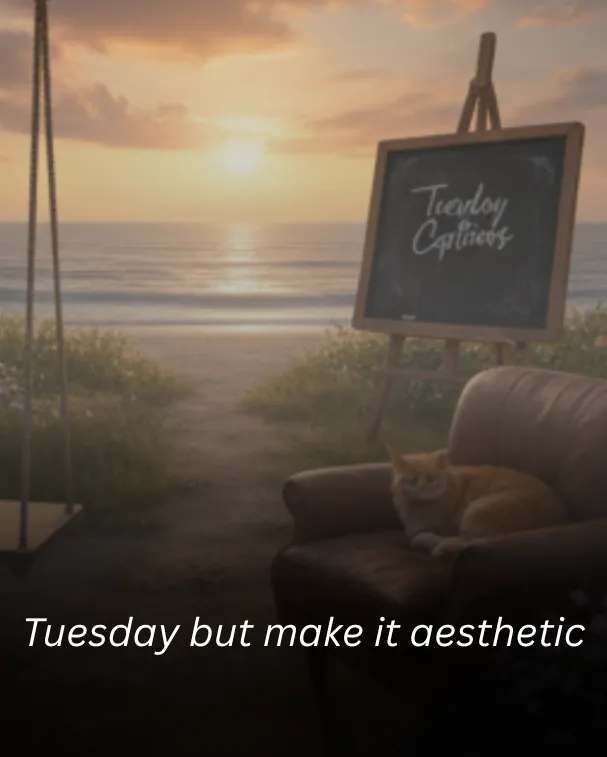 Tuesday but make it aesthetic 