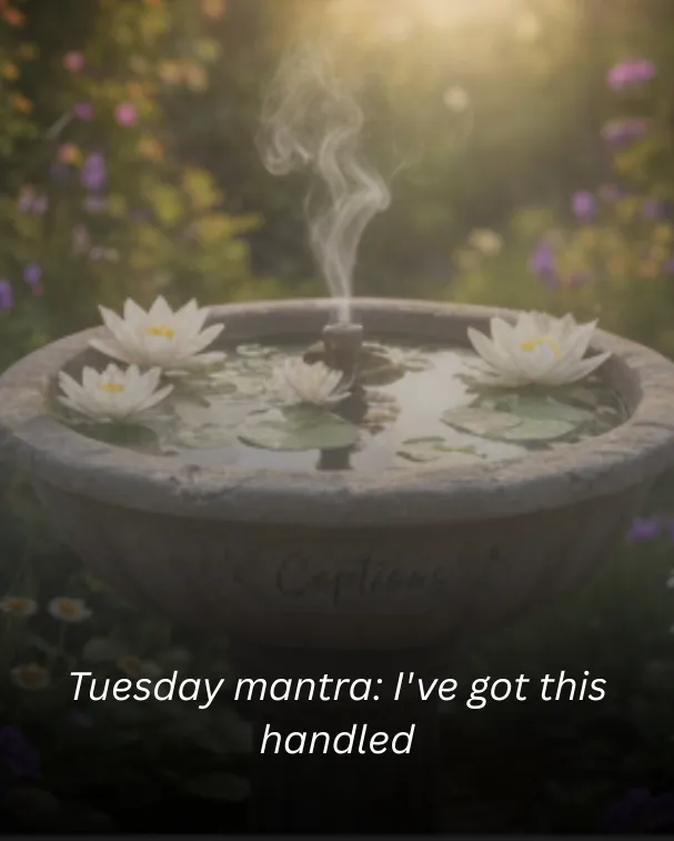 Tuesday mantra: I've got this handled