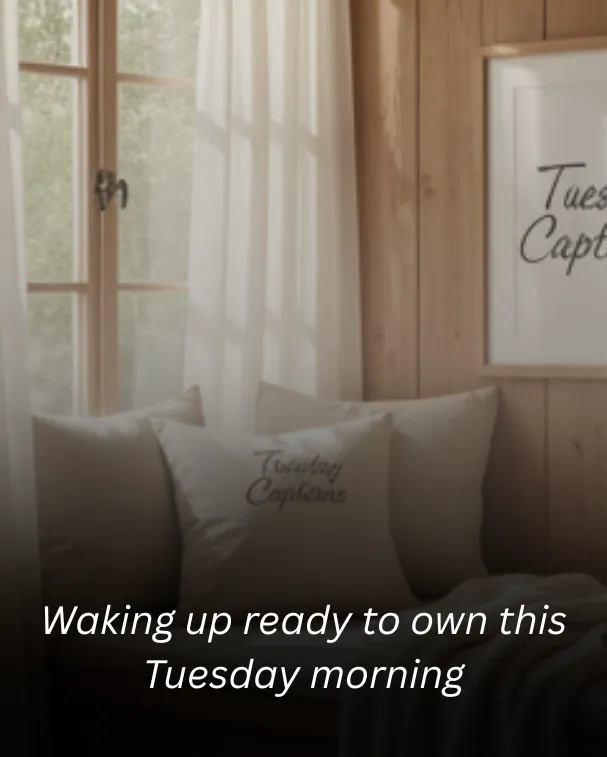 Waking up ready to own this Tuesday morning
