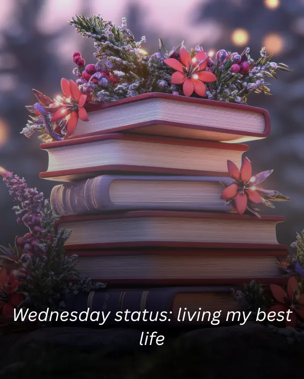 Wednesday status: living my best life