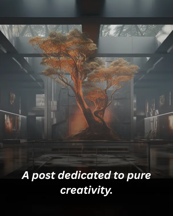 A post dedicated to pure creativity.