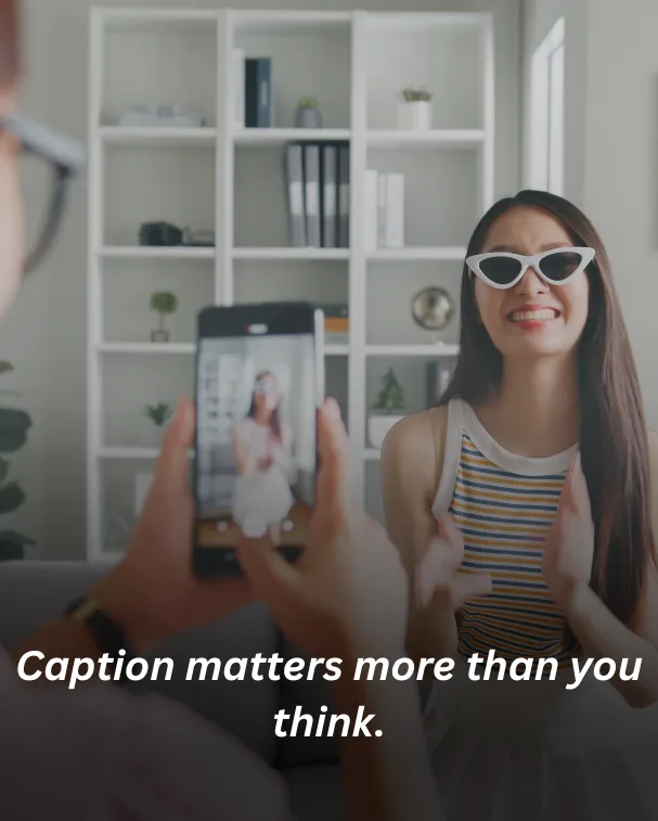 Caption matters more than you think.
