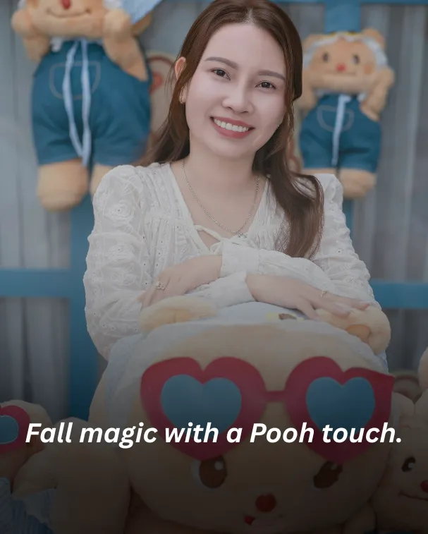 Fall magic with a Pooh touch.