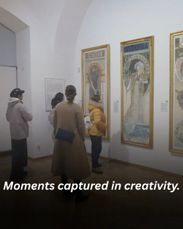 Moments captured in creativity.