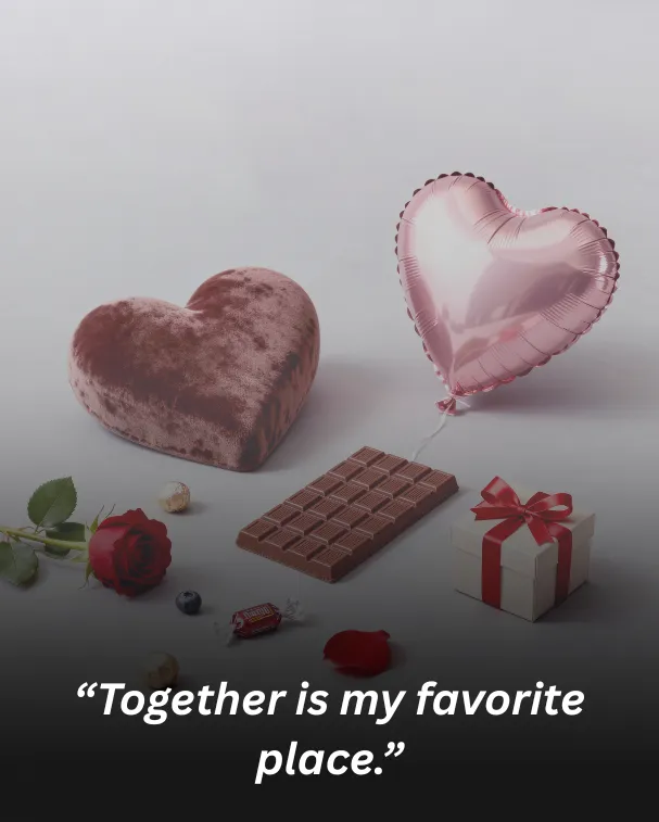 “Together is my favorite place.”