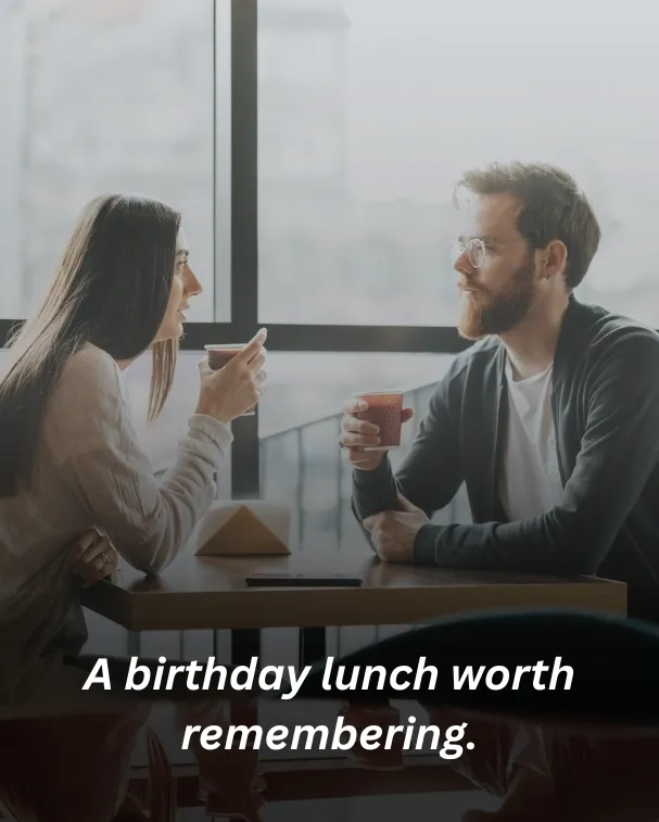 A birthday lunch worth remembering.