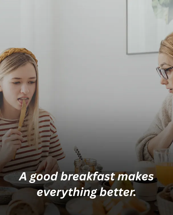 A good breakfast makes everything better.