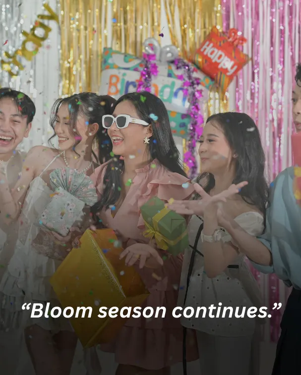 “Bloom season continues.”
