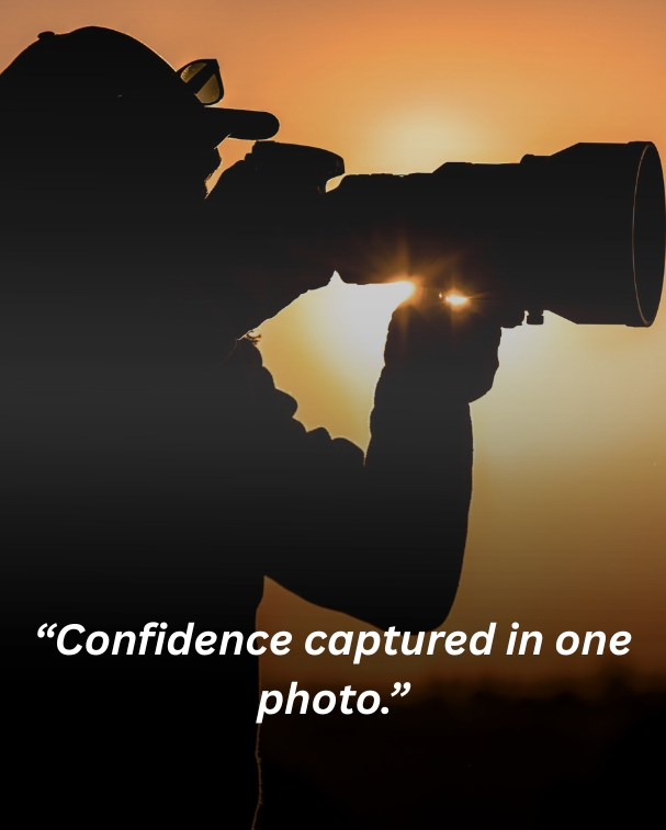 Confidence captured in one photo.