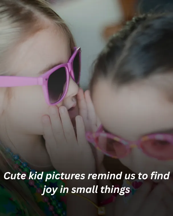 Cute kid pictures remind us to find joy in small things