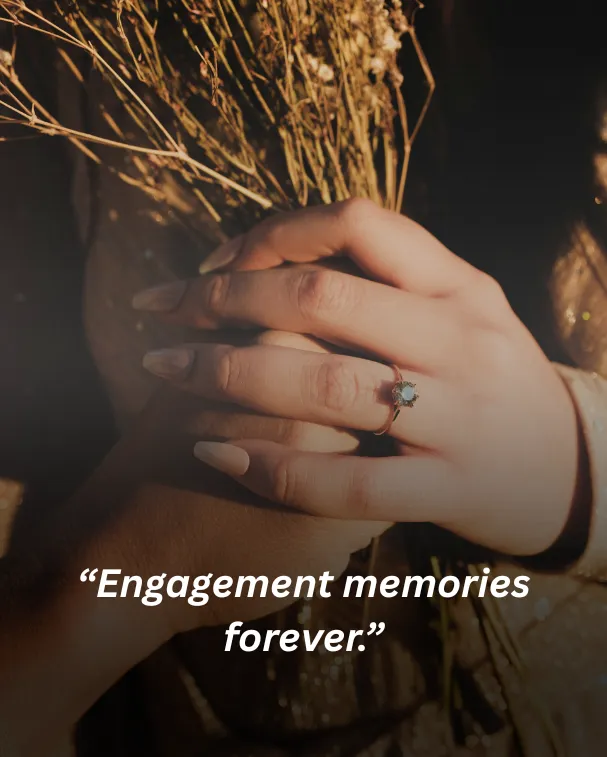 Engagement memories forever.
