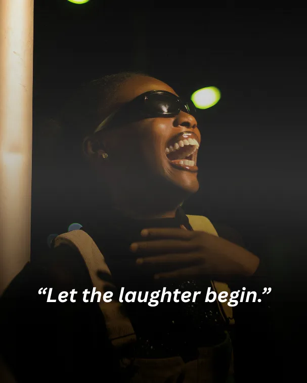 Let the laughter begin.