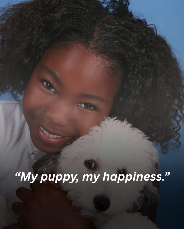 My puppy, my happiness.