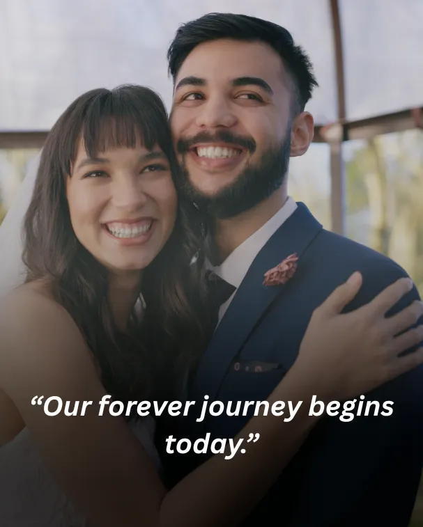 Our forever journey begins today.