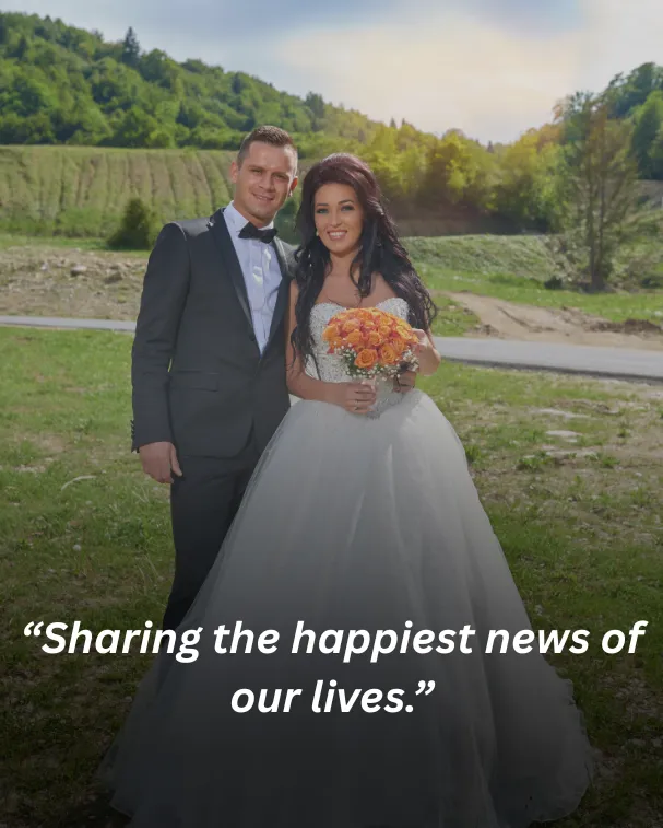 Sharing the happiest news of our lives.