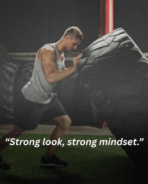 Strong look, strong mindset.