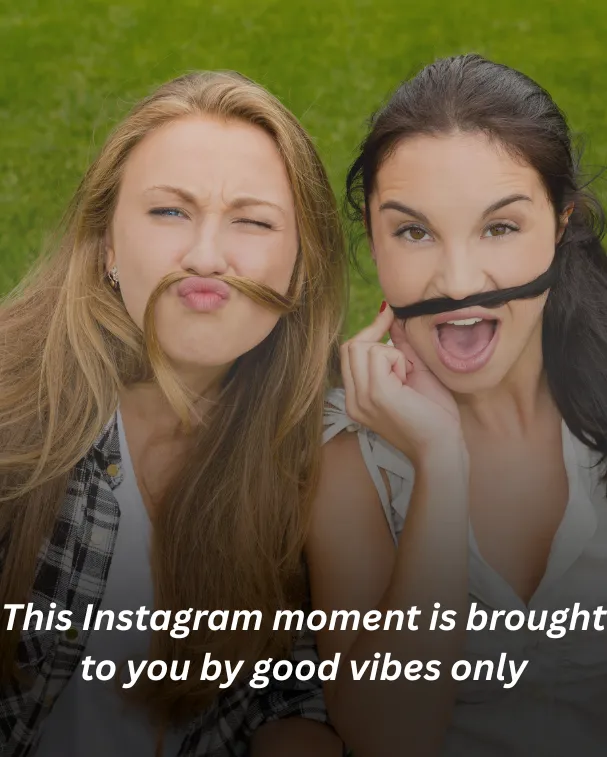 This Instagram moment is brought to you by good vibes only