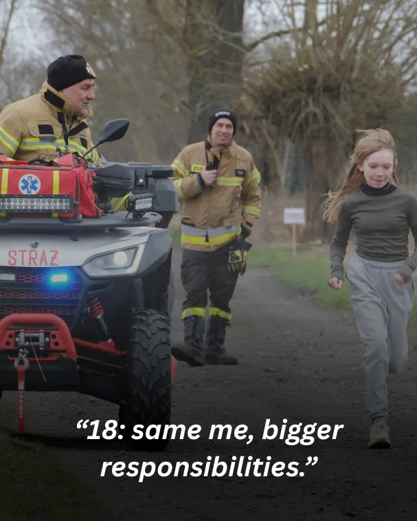 18: same me, bigger responsibilities.