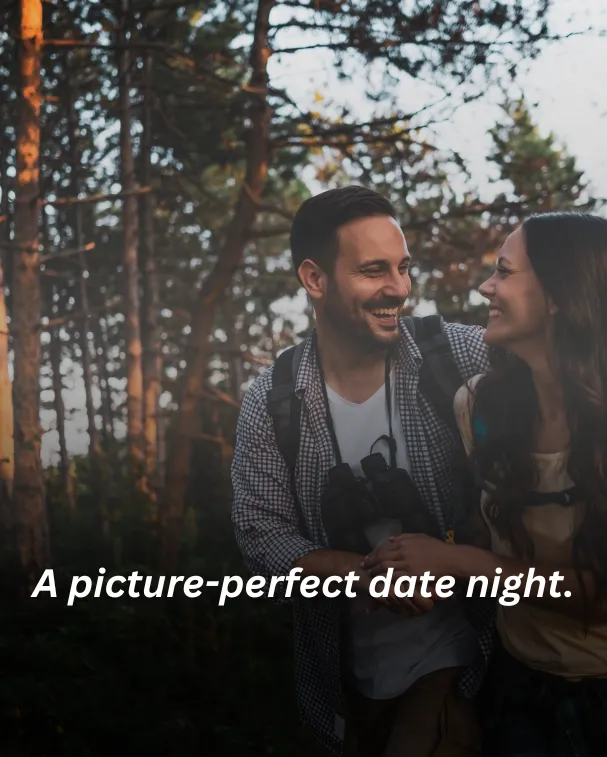 A picture-perfect date night.