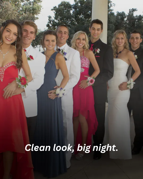 Clean look, big night.
