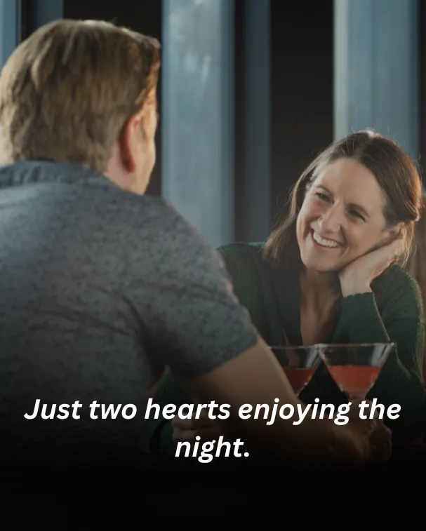 Just two hearts enjoying the night.