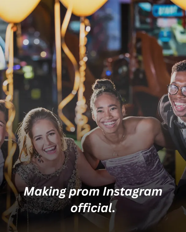Making prom Instagram official.