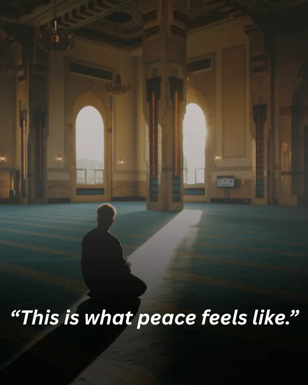 This is what peace feels like.