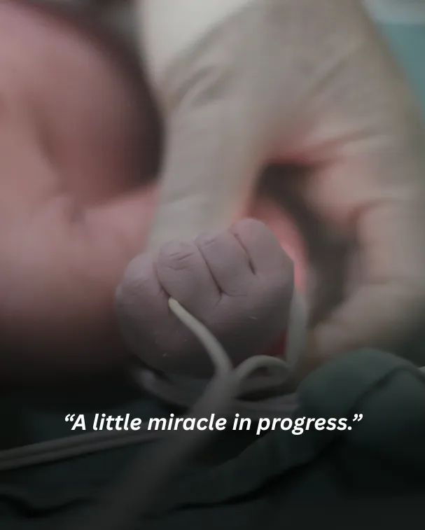 A little miracle in progress.