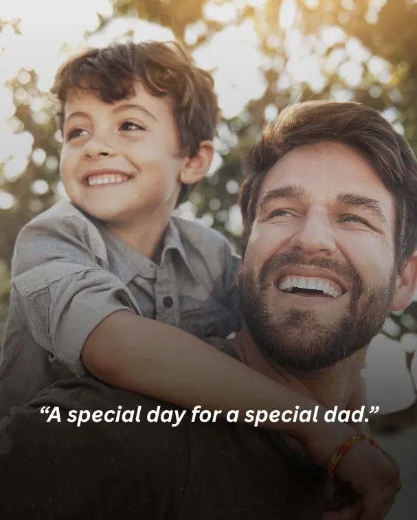 A special day for a special dad.