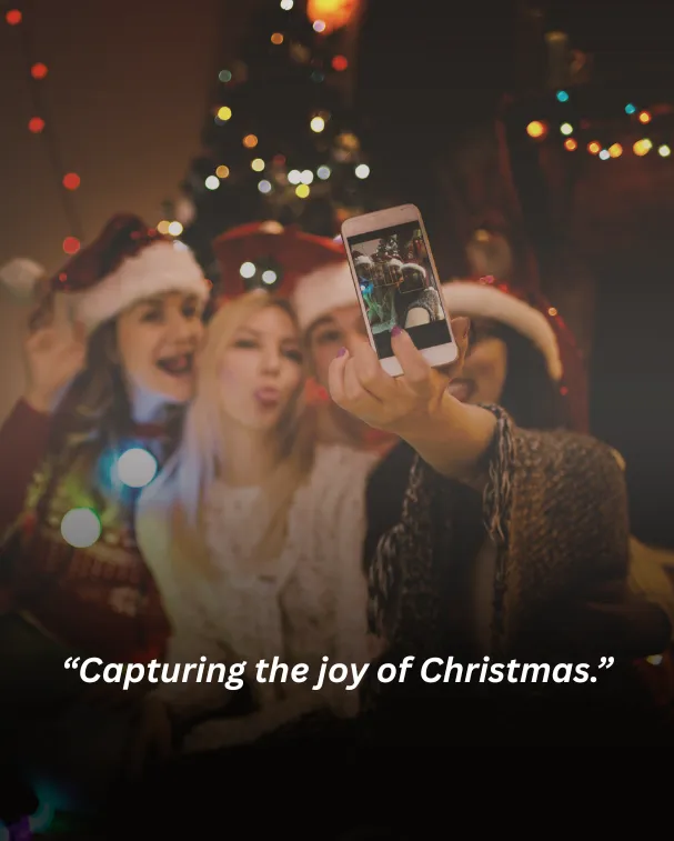 Capturing the joy of Christmas.