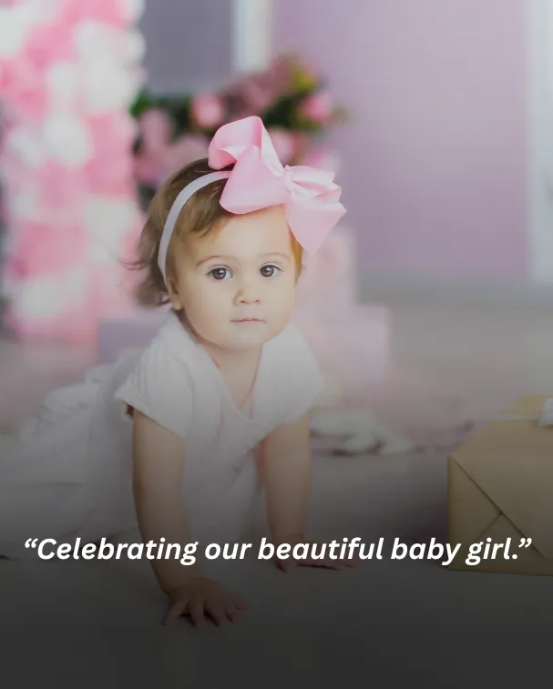 Celebrating our beautiful baby girl.