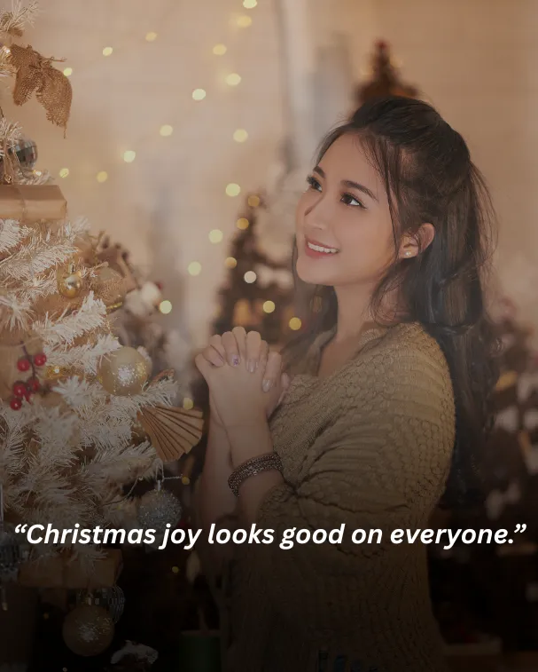 Christmas joy looks good on everyone.