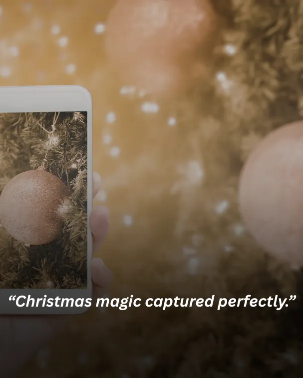 Christmas magic captured perfectly.