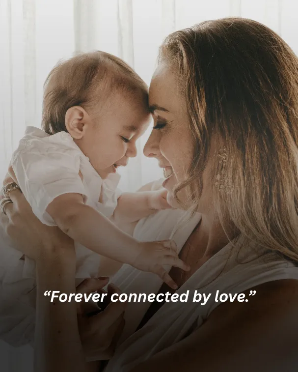 Forever connected by love.