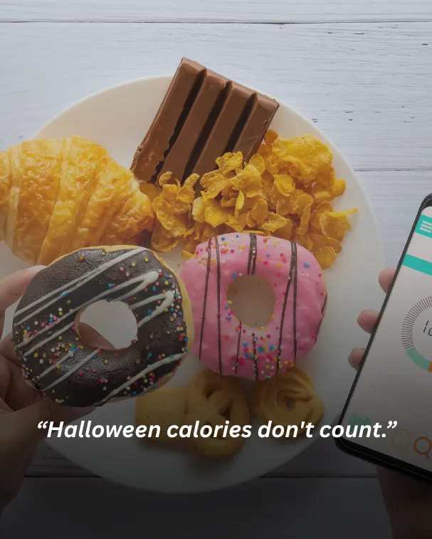 Halloween calories don't count.