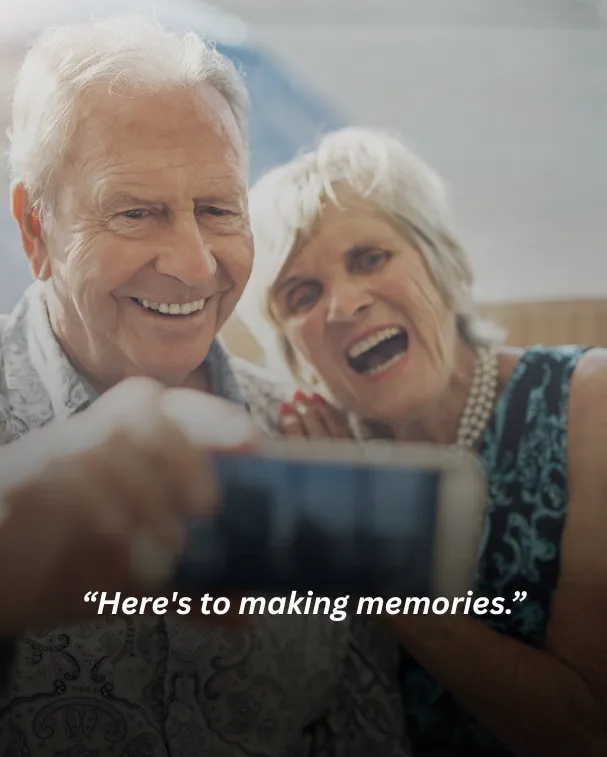 Here's to making memories.