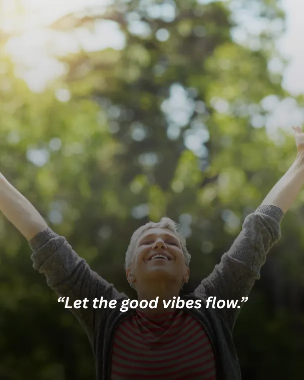 Let the good vibes flow.