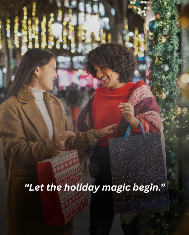 Let the holiday magic begin.